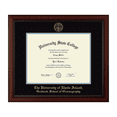 thumbnail image 1 of Framerly - URI Graduate Diploma Frame with Black and Medium Blue Mat, 1 of 10