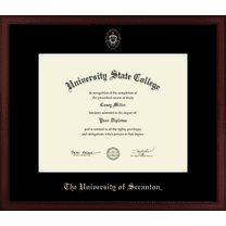 The University of Scranton Diploma Frame, Document Size 20" x 16"