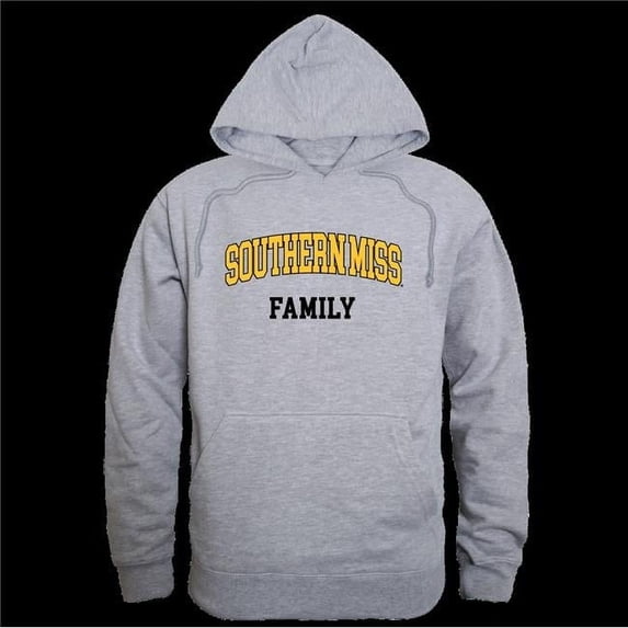 The University of Southern Mississippi Golden Eagles Family Hoodie, Heather Grey - Extra Large