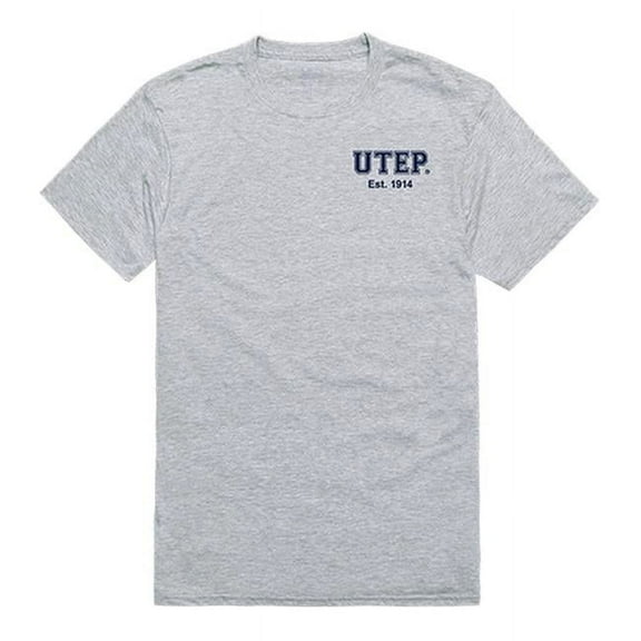 The University of Texas at El Paso Men Practice T-Shirt, Heather Grey - Large