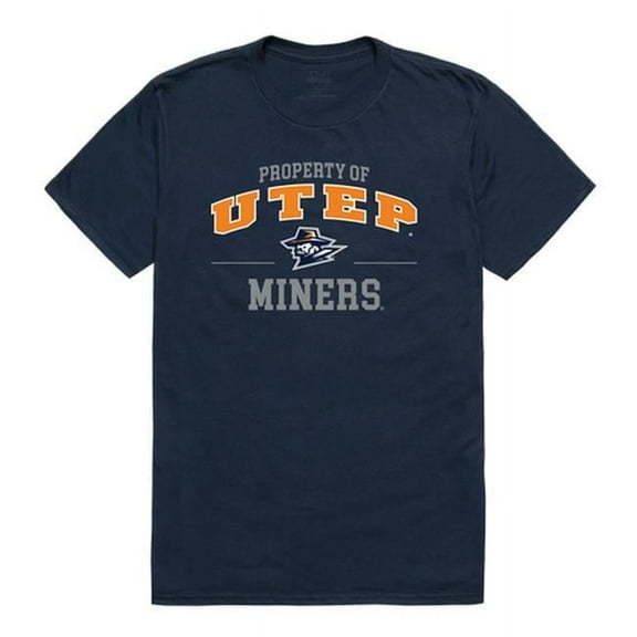 The University of Texas at El Paso Men Property T-Shirt, Navy - Extra Large