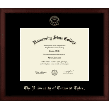 The University of Texas at Tyler Diploma Frame, Document Size 11" x 8.5"