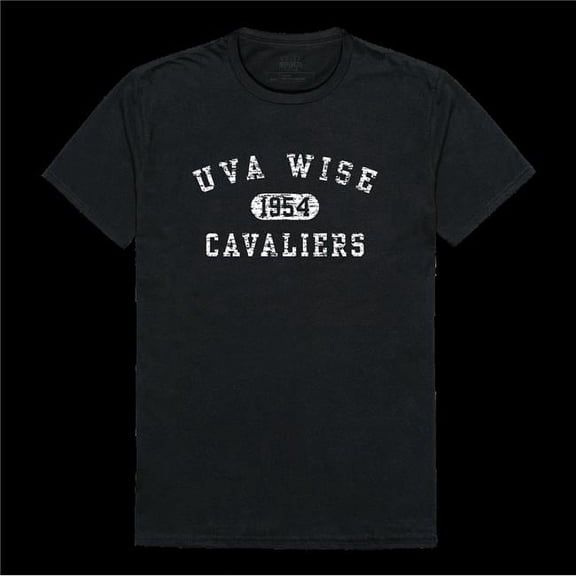 The University of Virginias College at Wise Cavaliers Distressed Arch T-Shirt, Black - Large