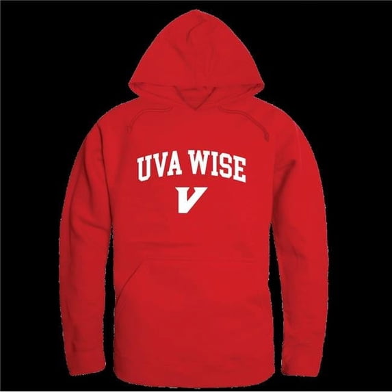 The University of Virginias College at Wise Cavaliers Seal Hoodie, Red - Small