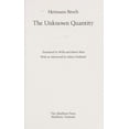 thumbnail image 1 of Pre-Owned The Unknown Quantity (Paperback) 0910395365 9780910395366, 1 of 1