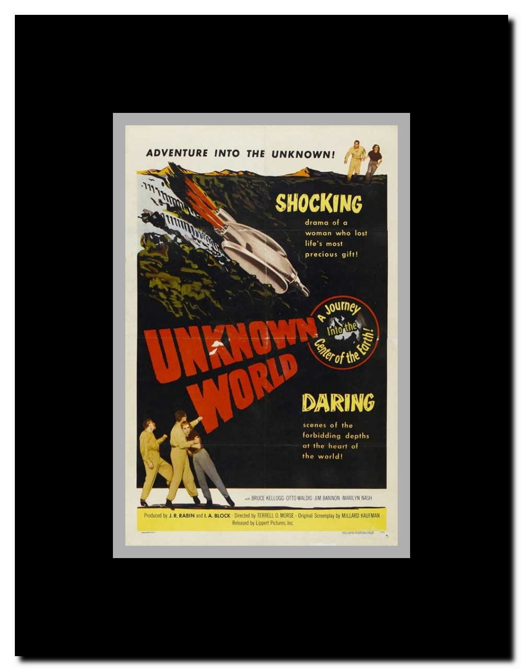 The Unknown World Framed Movie Poster