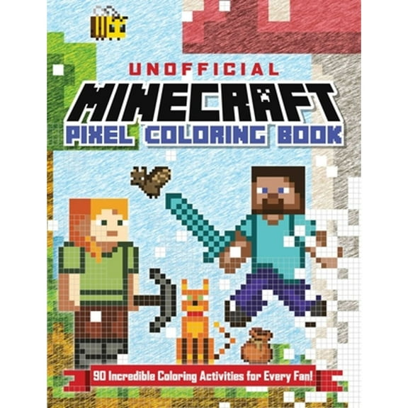 Pre-Owned The Unofficial Minecraft Pixel Coloring Book: Volume 1 (Volume 1)