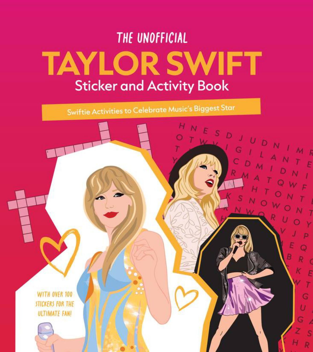 Chartwell Book Taylor Swift Sticker & Activity Book, 100+ Stickers