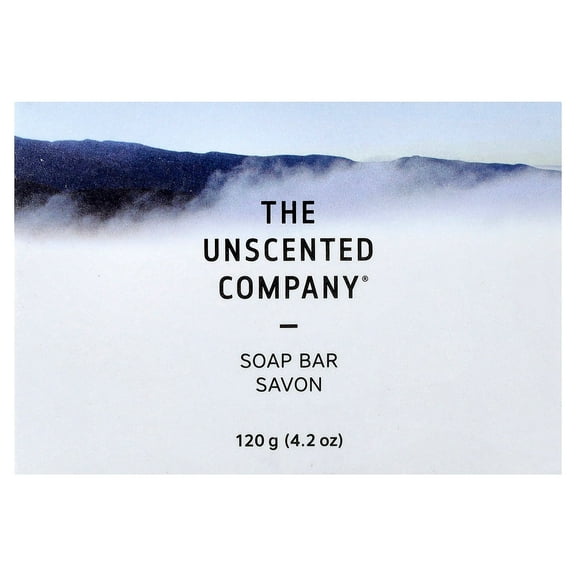 The Unscented Company Soap Bar, Fragrance Free, 4.2 oz (120 g)