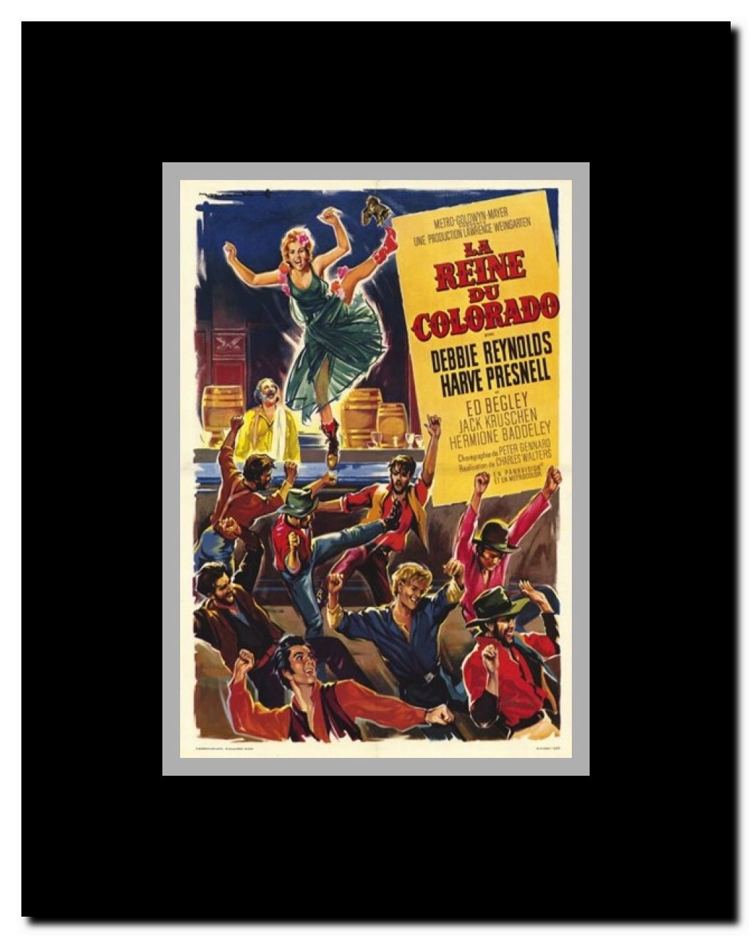 The Unsinkable Molly Brown Framed Movie Poster