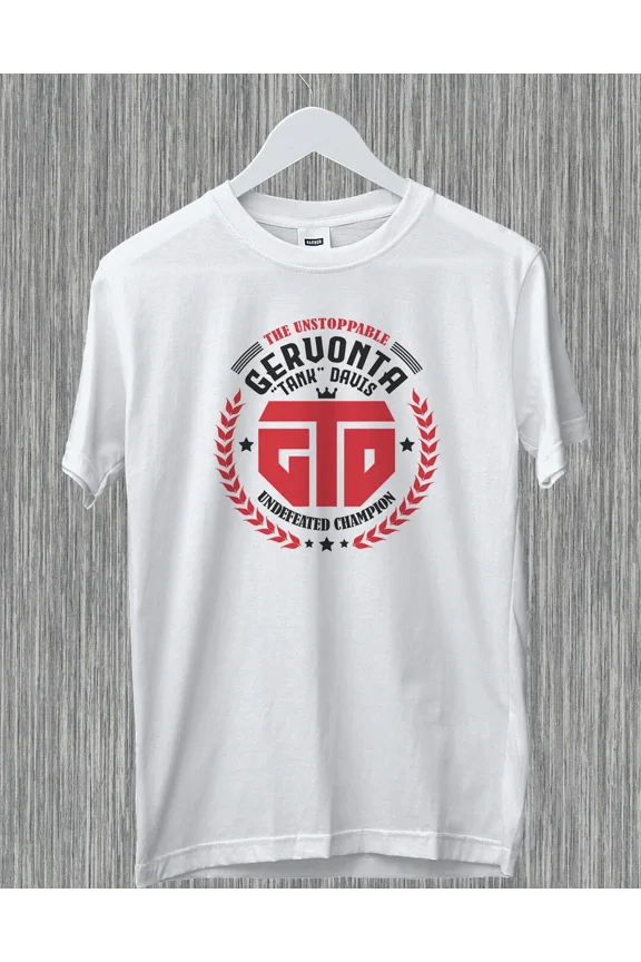 The Unstoppable Gervonta Tank Davis Undefeated Boxing Champion Boxer T-Shirt