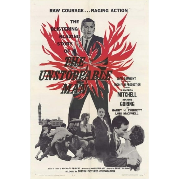 The Unstoppable Man Movie Poster Print (27 x 40)