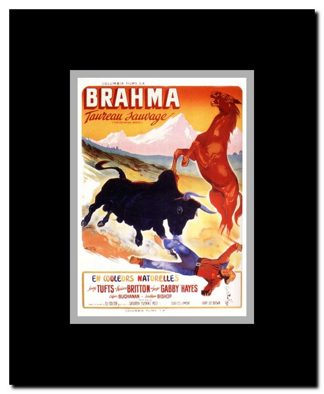 The Untamed Breed Framed Movie Poster
