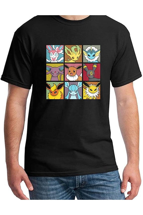 eeve evolution cute facem wwn for men T shirt