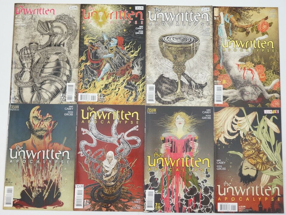 The Unwritten: Apocalypse #1-12 VF/NM complete series Vertigo - Mike