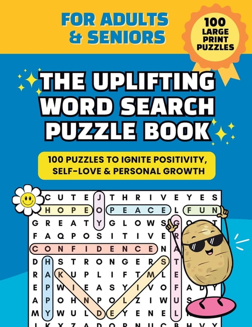 The Uplifting Word Search Puzzle Book: 100 Large Print Puzzles for ...