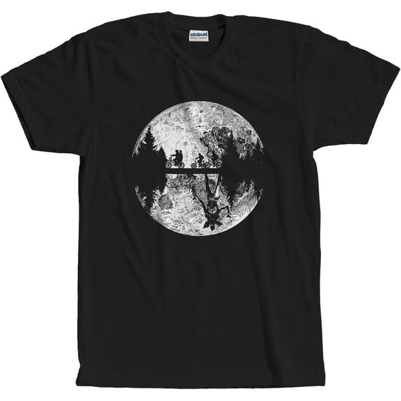 The Upside Down Mike Dustin Eleven and Will Full Moon Bike Ride T-Shirt