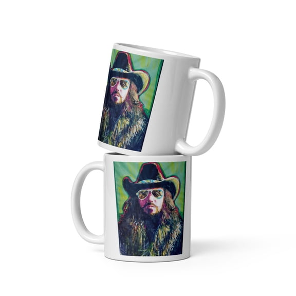 The Urban Cowboy White glossy mug (11 oz)