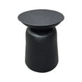 thumbnail image 1 of Josi 21 Inch Round Side End Table- Handcrafted Hammered Design, 1 of 5