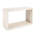 thumbnail image 1 of Keli 52 Inch Sofa Console Table, Mango Wood Handcrafted Open Frame, Rustic Washed White, 1 of 5