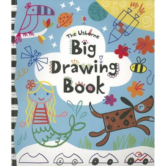 Pre-Owned The Usborne Big Drawing Book (Paperback) by Fiona Watt