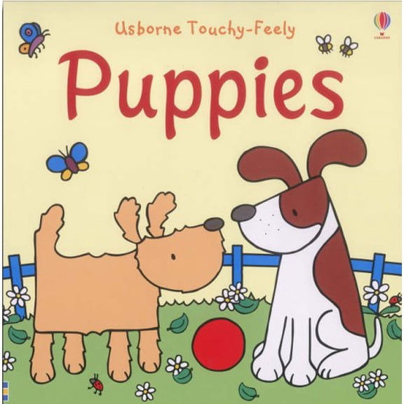 Pre-Owned The Usborne Big Touchy Feely Book of Puppies (Hardcover) 0746046537 9780746046531