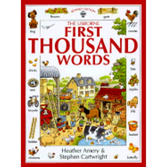 Pre-Owned The Usborne First Thousand Words (Hardcover) 0746023030 9780746023037