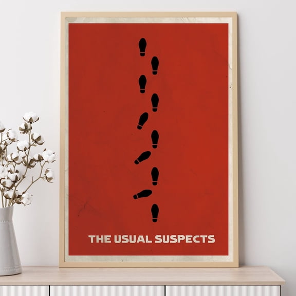 The Usual Suspects (1995)--Movie Poster, Art Prints, Home Decor, Wall Art, Poster UNFRAMED PAPER POSTER, Home Decor, Vintage Gift, Living Room Dercor