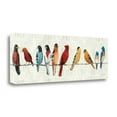thumbnail image 1 of "The Usual Suspects - Birds On A Wire" By Avery Tillmon, Gallery Wrap Canvas, 1 of 2