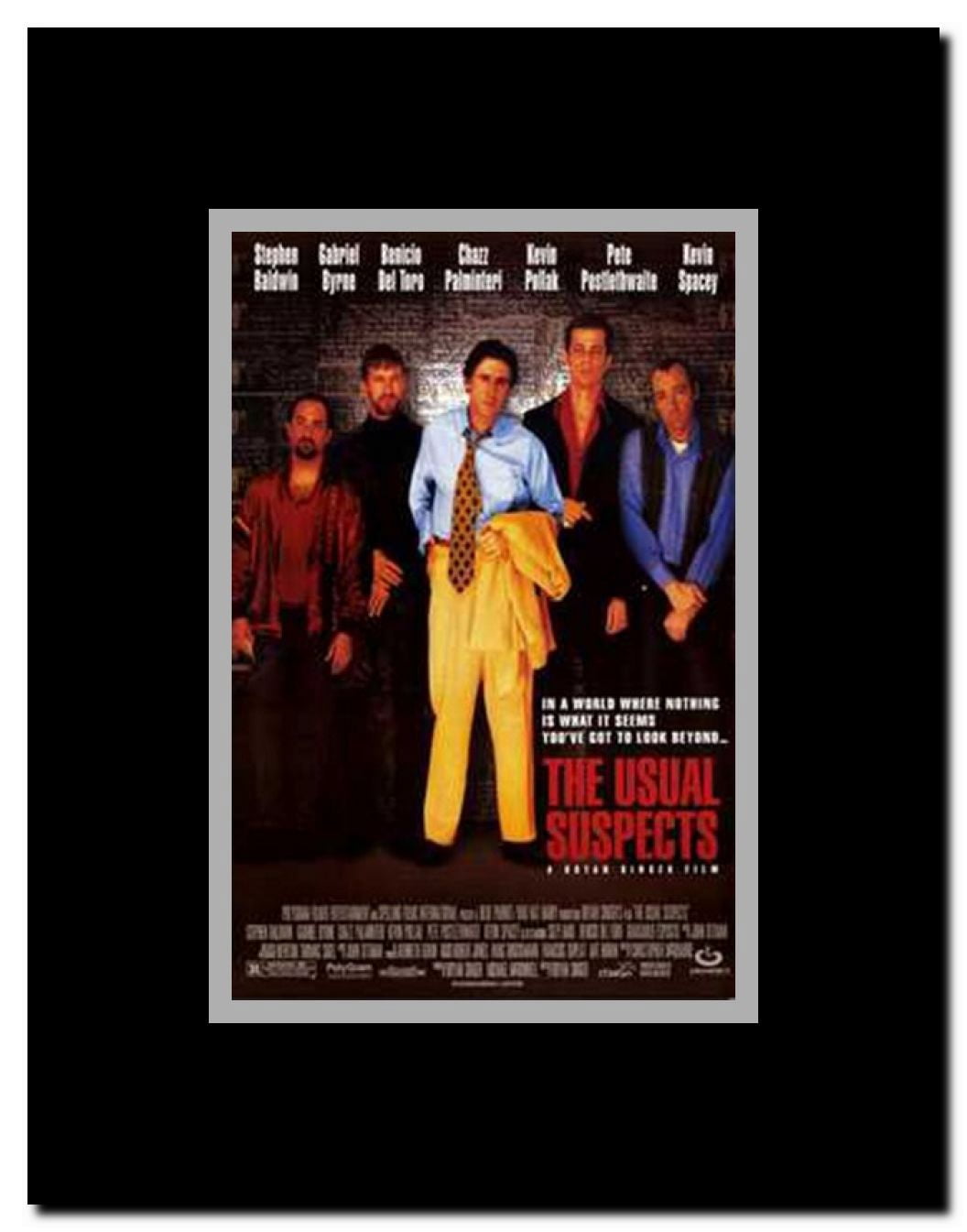 The Usual Suspects Framed Movie Poster