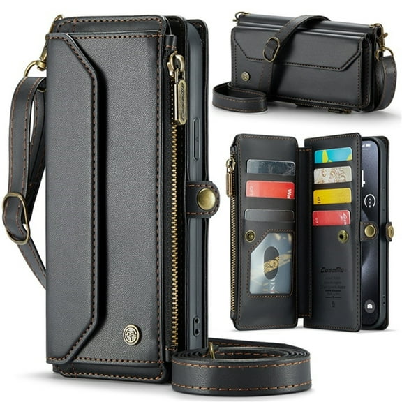 The Utility Model Is Suitable For The 15 Mobile Phone Case With Multi-function Flip-top Zipper Wallet Mobile Phone Case