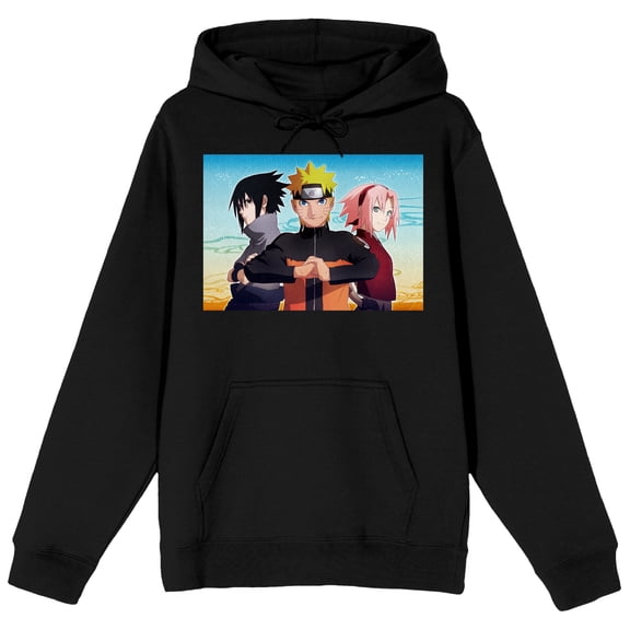 The Uzumaki, Sasuke, and Sakura Long Sleeve Hoodie - S