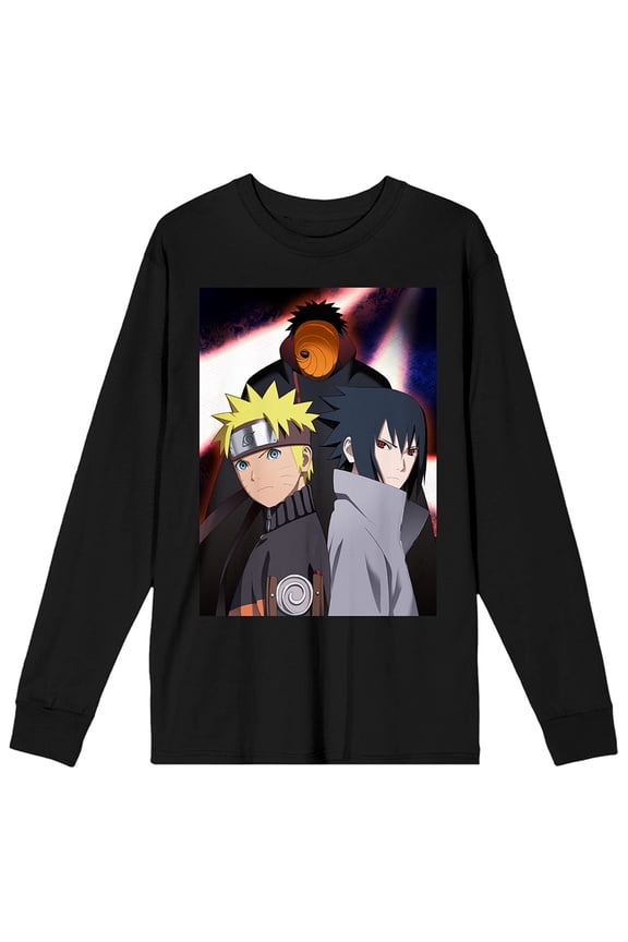 The Uzumaki, Sasuke, and Tobi Long Sleeve Tee -3XL