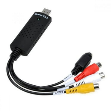 The VHS to Digital Converter - USB 2.0 Audio/Video Converter, Video Capture Card VHS Box VHS VCR TV to Digital Converter Windows