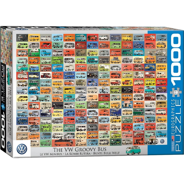 The VW Groovy Bus 1000 Piece Puzzle