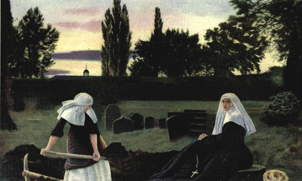 The Vale of Rest Millais 1908 Canvas Art - John E Millais (18 x 24)