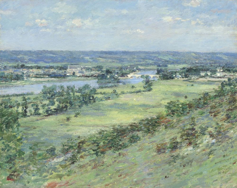 The Valley Of The Seine Canvas Art - (24 x 18)