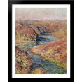 thumbnail image 1 of The Valley of Creuse at Fresselines 28x34 Large Black Wood Framed Print Art by Claude Monet, 1 of 2