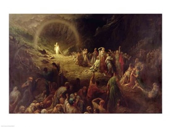 The Valley of Tears 1883 Canvas Art - Gustave Dore (24 x 18)