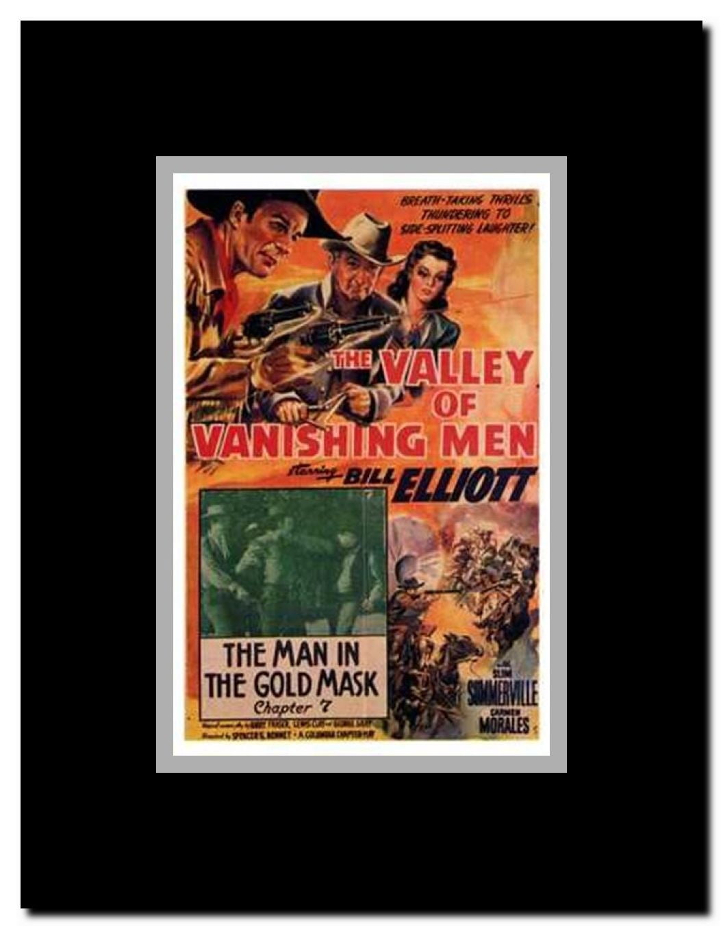 The Valley of the Vanishing Men Framed Movie Poster