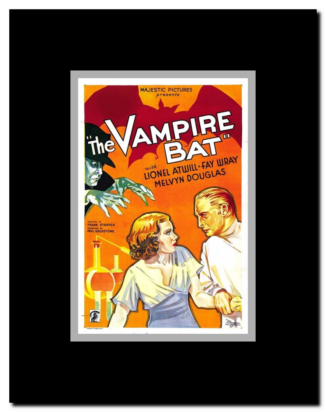 The Vampire Bat Framed Movie Poster