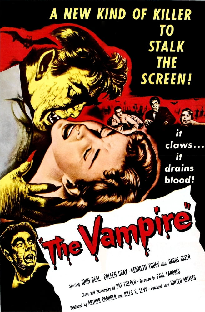 The Vampire Canvas Art - (24 x 36)