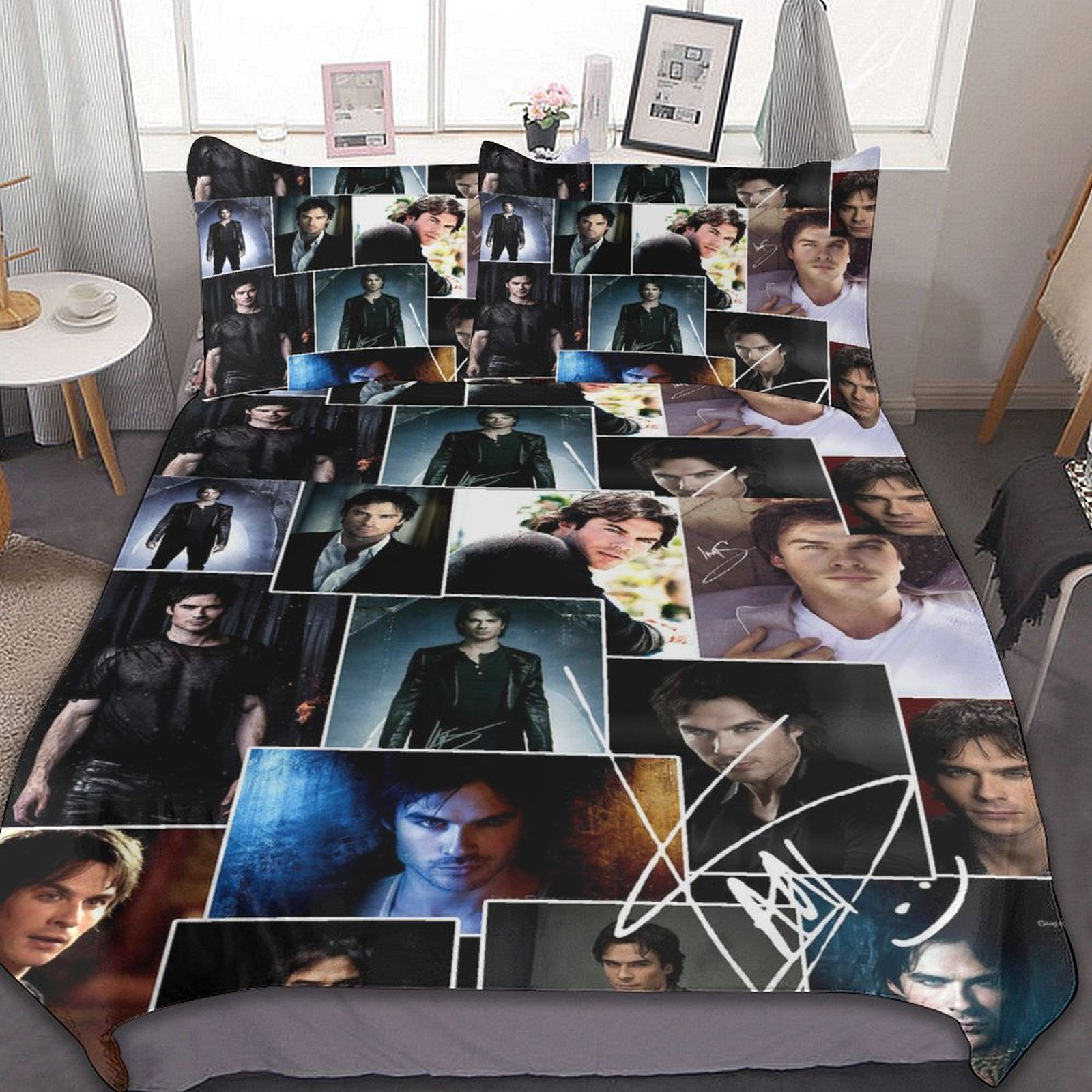 The Vampire Diaries Bed Duvet Cover Microfiber Bedding Sets 3D Printed