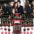 thumbnail image 1 of The Vampire Diaries Birthday Cups Party Supplies Decor Backdrop Plates Fans Decorations Banner, 1 of 7