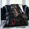 thumbnail image 1 of The Vampire Diaries Blanket Throw Bedding Room Decor Flannel Blankets for Bed Sofa 50"x40", 1 of 5