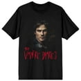 thumbnail image 1 of The Vampire Diaries Damon Pose Juniors Black T-shirt 
-XXL, 1 of 2