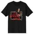 thumbnail image 1 of The Vampire Diaries Damon Salvatore What's Your Blood Type? Men's Black T-Shirt-5XL, 1 of 2