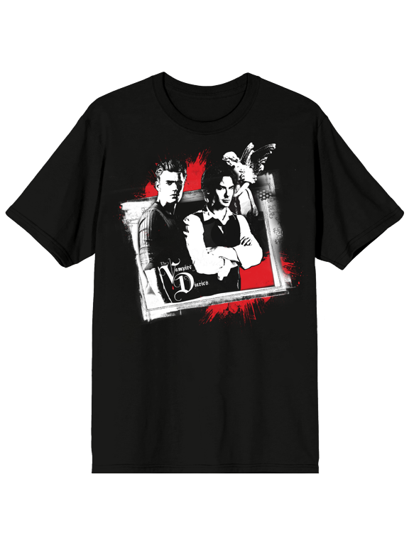 The Vampire Diaries Framed Art Graphic Tee for Men-Small