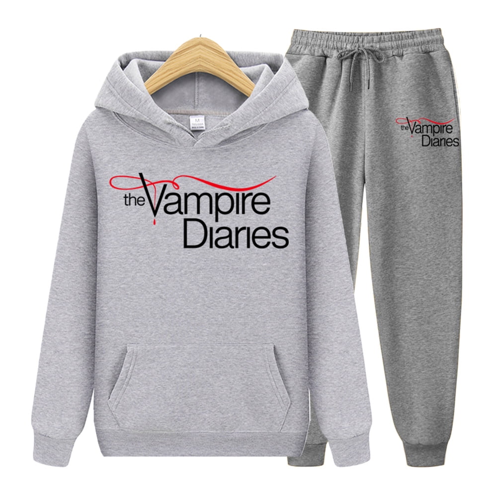The Vampire Diaries Hodies+Jogging Suit Casual Sweatshirt Pant
