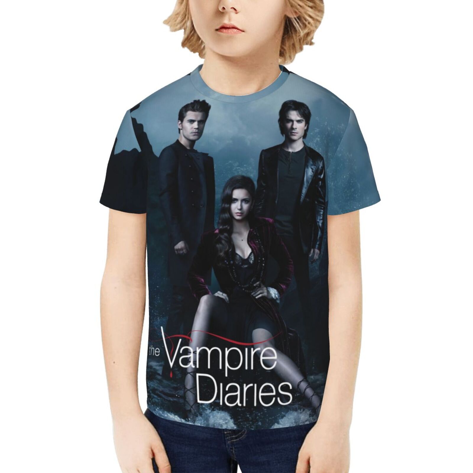 The Vampire Diaries Kids TShirt 3d Printed Graphic TShirts Boys And